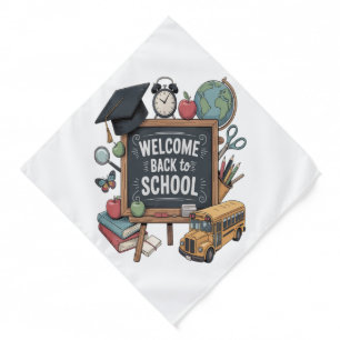 Welcome Back To School Bandana