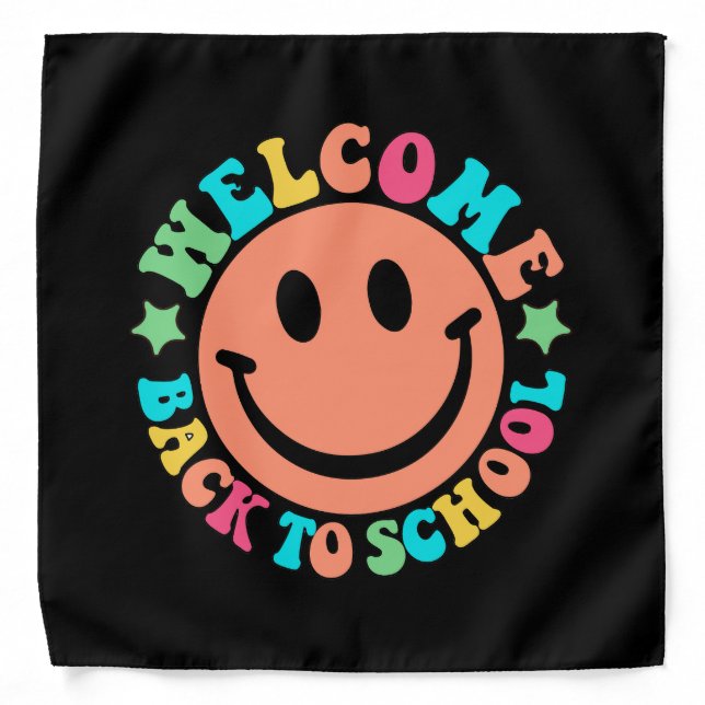 Welcome Back to School Bandana (Front)