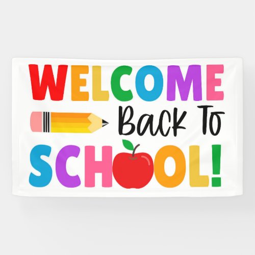 welcome back to school banner