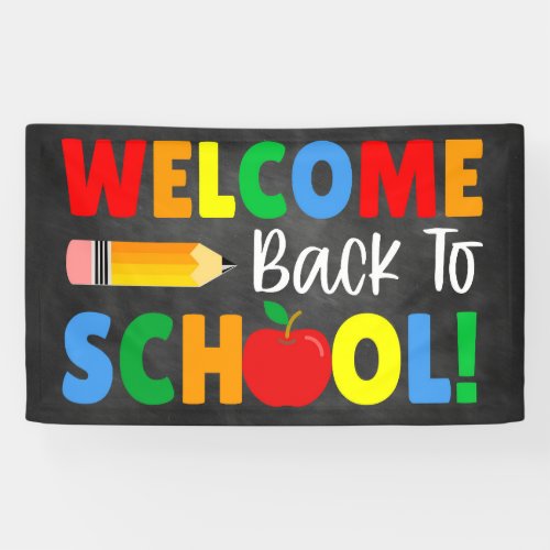 welcome back to school banner