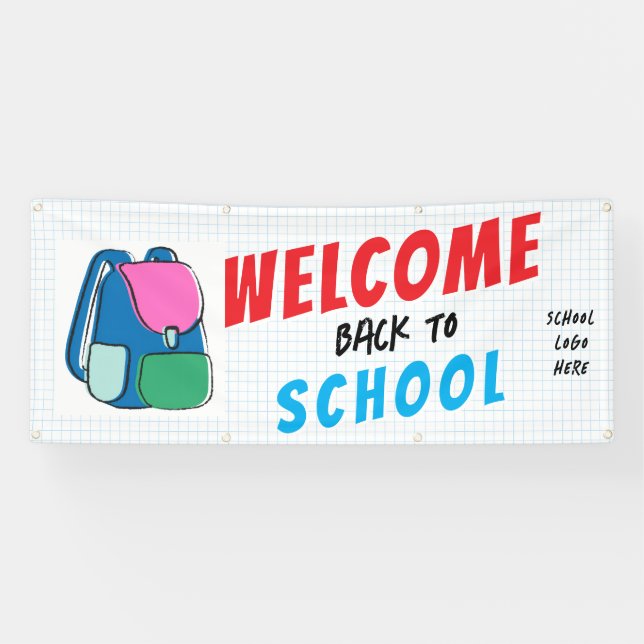 Welcome Back to School Banner – Customizable Class (Horizontal)