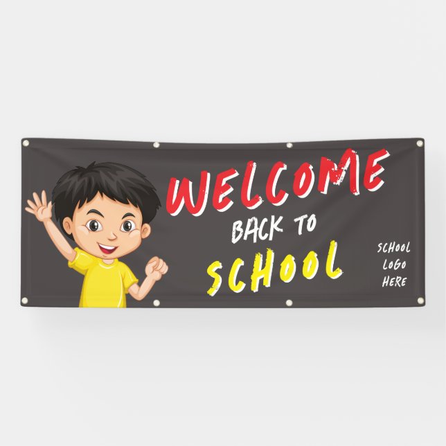 Welcome Back to School Banner – Customizable Class (Horizontal)