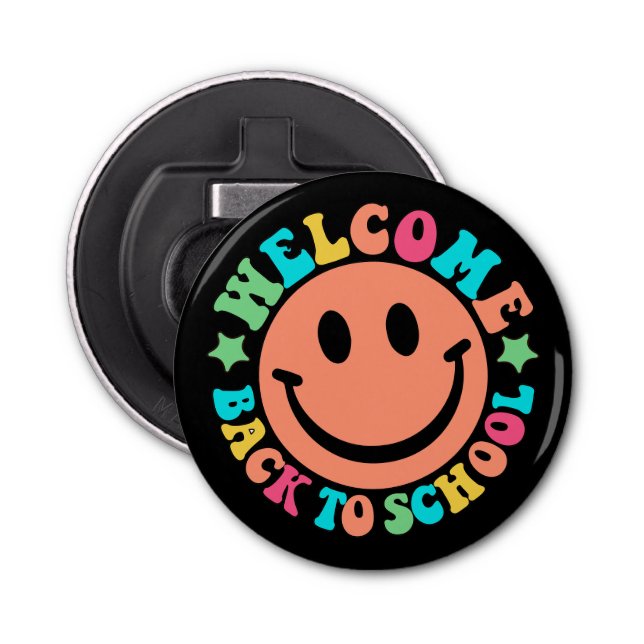 Welcome Back to School Bottle Opener (Front)