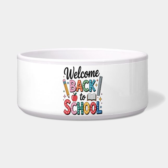 Welcome Back To School Bowl (Front)