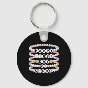 Welcome Back To School Bracelets First Day Of Scho Keychain