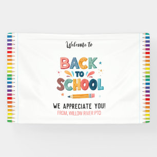 Welcome Back to School  – Bright & Fun Classroom Banner