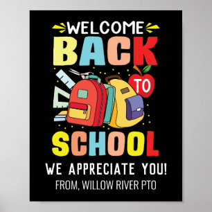Welcome Back to School – Bright & Fun Classroom Poster