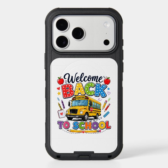 Welcome Back to School Bus Driver First Day Otterbox iPhone Case (Back)