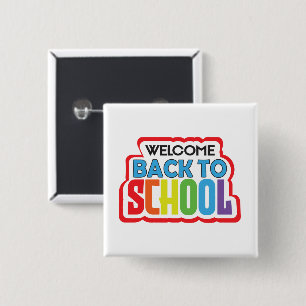 Welcome Back to School  Button