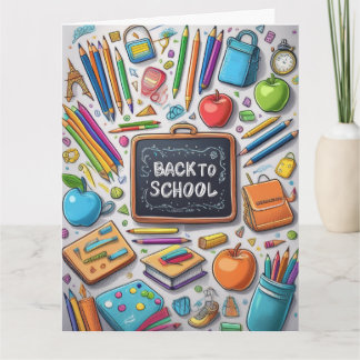 Welcome back to school! Card