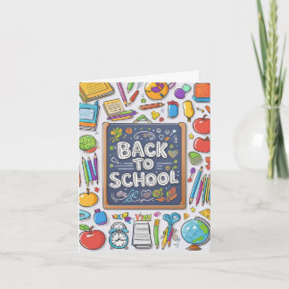 Welcome back to school! Card