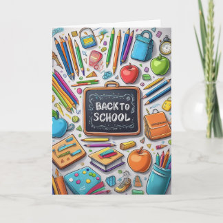 Welcome back to school! Card