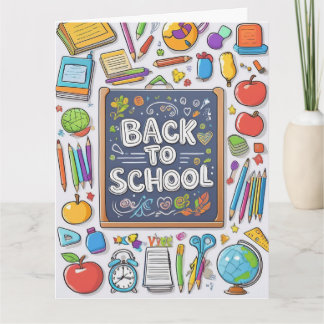 Welcome back to school! Card