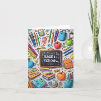 Welcome back to school! Card