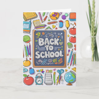 Welcome back to school! Card