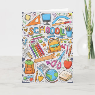 Welcome back to school! Card