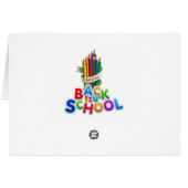 Welcome back to school Chalk Board Cards (Back Horizontal)