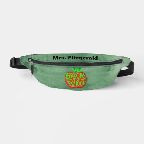 Welcome Back to School Chalkboard Fanny Pack