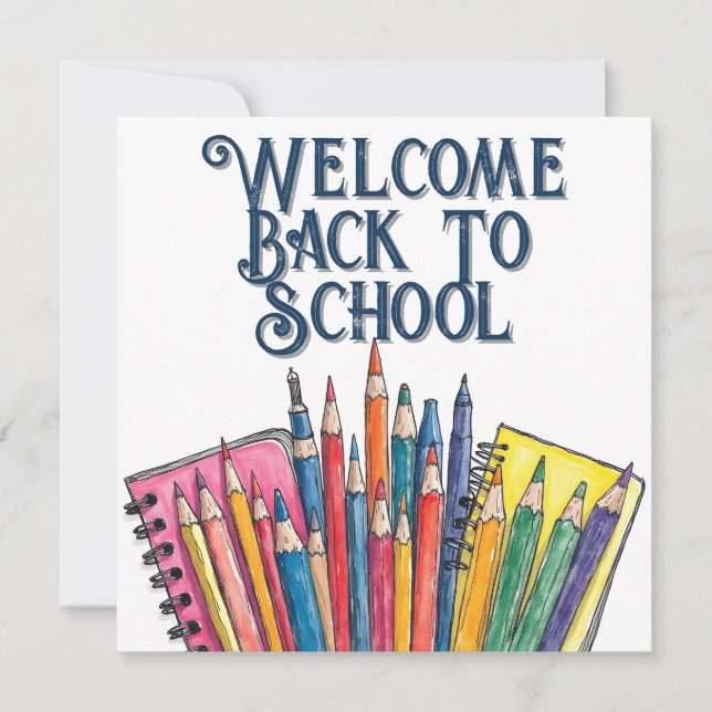 Welcome Back to School – Colorful Start (Front)