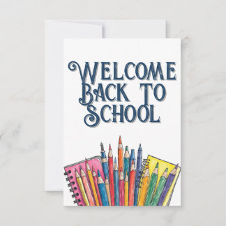 Welcome Back to School – Colorful Start