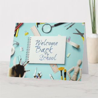 Welcome Back to School – Creative Notebook Style Card