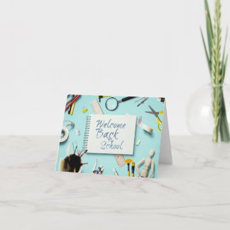 Welcome Back to School – Creative Notebook Style Card