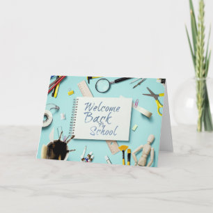 Welcome Back to School – Creative Notebook Style Card