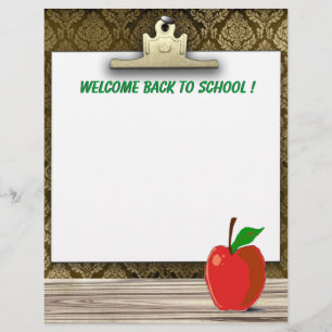 Welcome Back To School Cute Stationery
