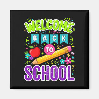 Welcome Back To School First Day Of School Magnet