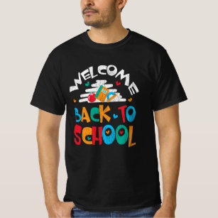 Jonomea Welcome Back to School T-Shirt Black / Extra Large