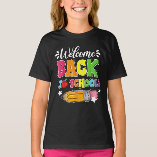 Welcome Back To School First Day Of School T_Shirt