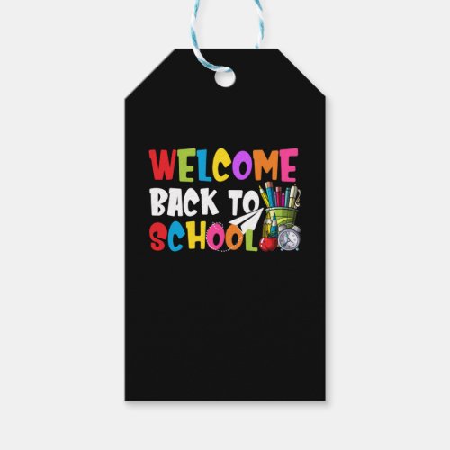 Welcome Back To School First Day of School Teacher Gift Tags