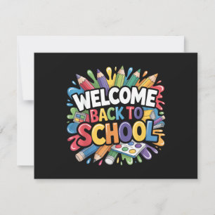 Welcome Back to School First Day of School Teacher Invitation
