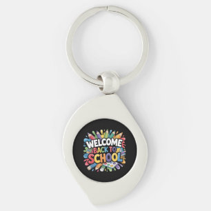 Welcome Back to School First Day of School Teacher Keychain