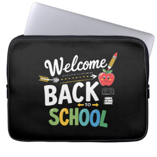 Welcome Back To School First Day of School Teacher Laptop Sleeve