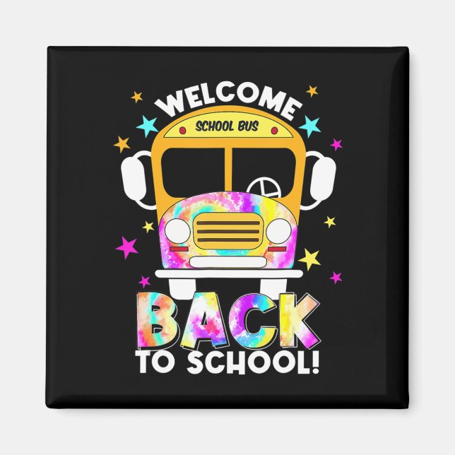 Welcome Back To School for Bus Drivers Transportat Magnet (Front)
