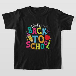 welcome back to school for kids boys T-Shirt