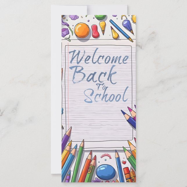 Welcome Back to School – Fun & Colorful (Front)