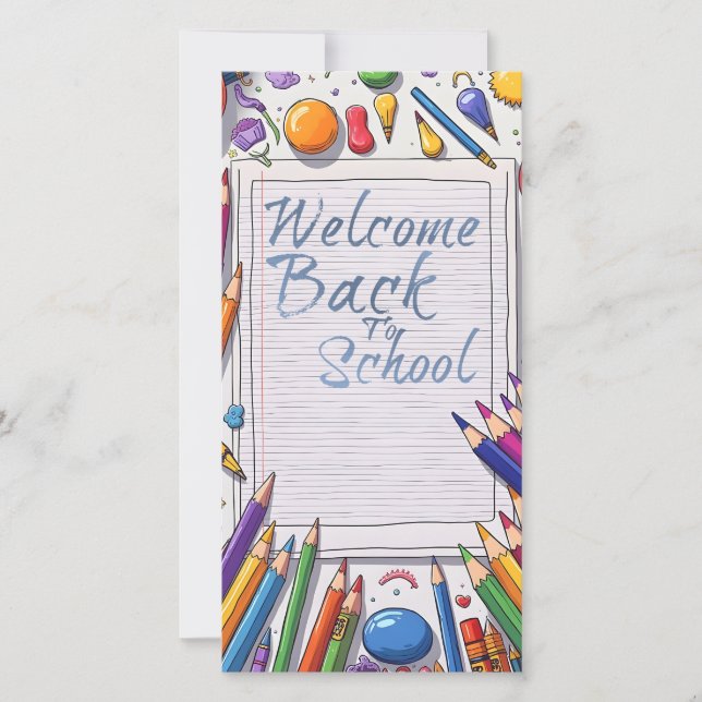 Welcome Back to School – Fun & Colorful (Front)