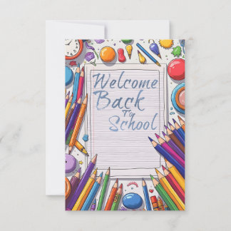 Welcome Back to School – Fun & Colorful