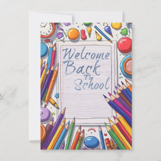 Welcome Back to School – Fun & Colorful