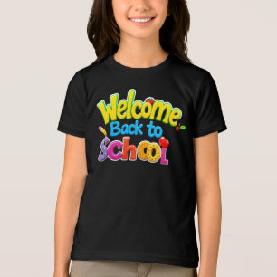 Welcome Back to School – Fun & Colorful School Tri-Blend Shirt