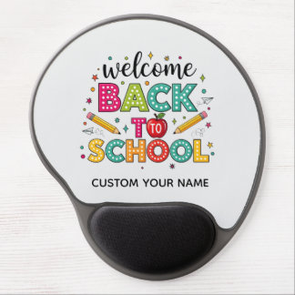 Welcome Back to School Gel Mouse Pad