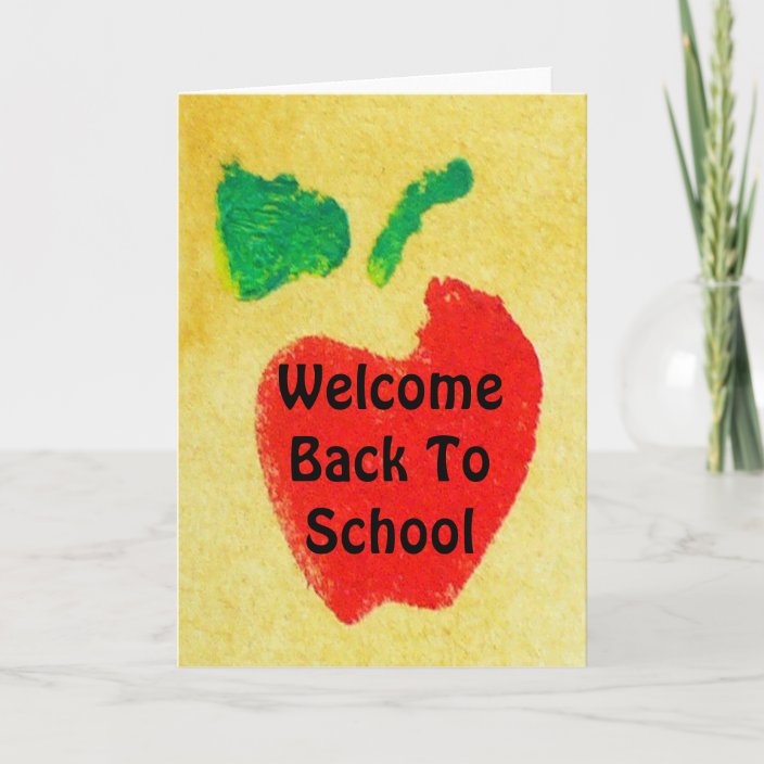 Back To School Greeting Card