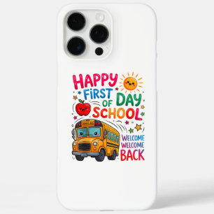 Welcome Back To School Happy First Day Teacher Bus iPhone 16 Pro Max Case