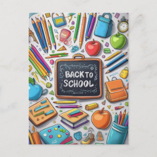 Welcome back to school! Holiday Postcard