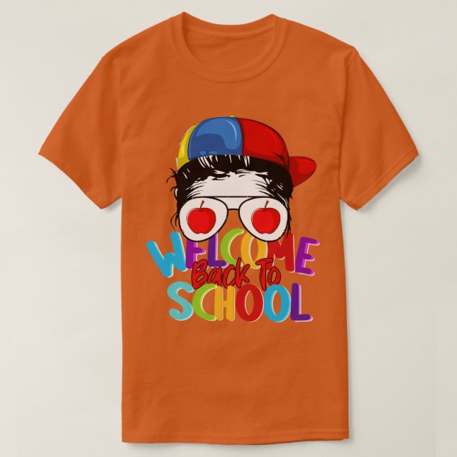 Welcome Back To School Kindergarten PreK Preeschoo T-Shirt (Design Front)