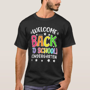 Welcome Back To School Kindergarten  Teachers Stud T-Shirt
