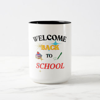 Welcome Back to School Mug – Fun & Colorful Coffee