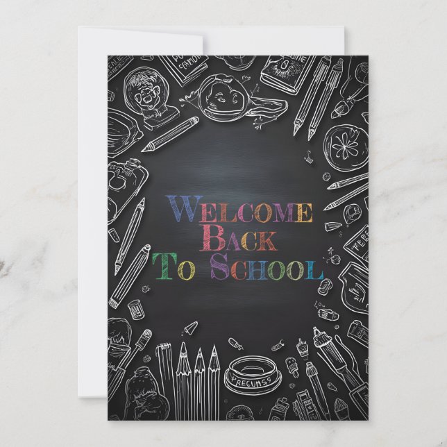 Welcome Back to School – New School Year (Front)